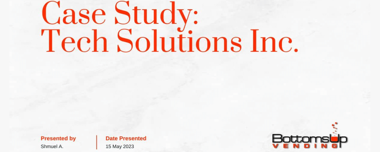 Case Study: Enhancing Employee Satisfaction with Bottoms Up Vending Bottoms Up Vending installation at Chicagoland business