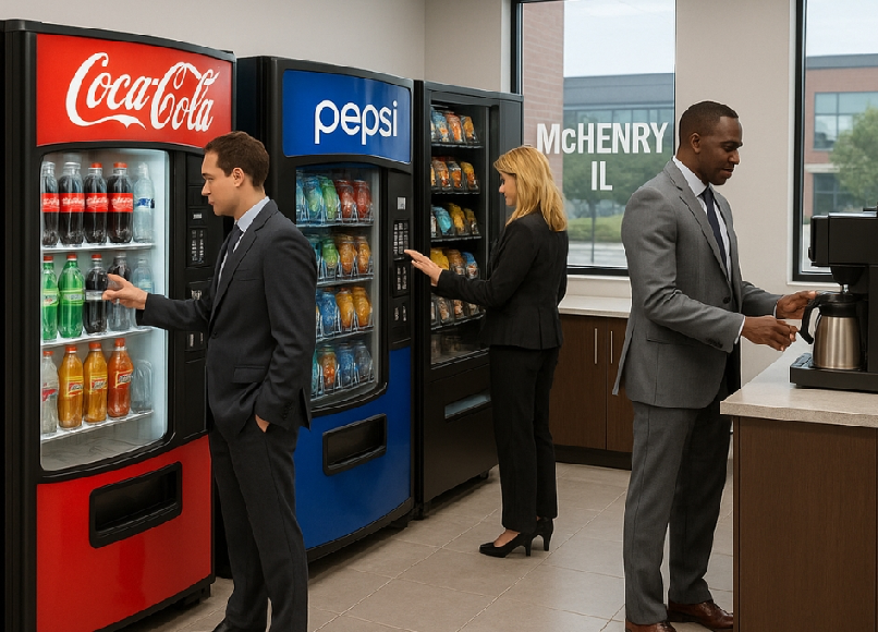 Mchenry Benefits of Mchenry, Illinois vending services from Bottoms Up Vending